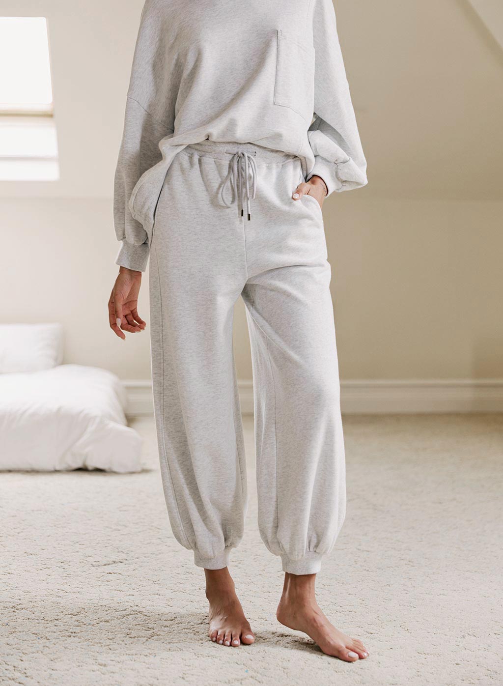Drawstring Loose Sporty Trousers