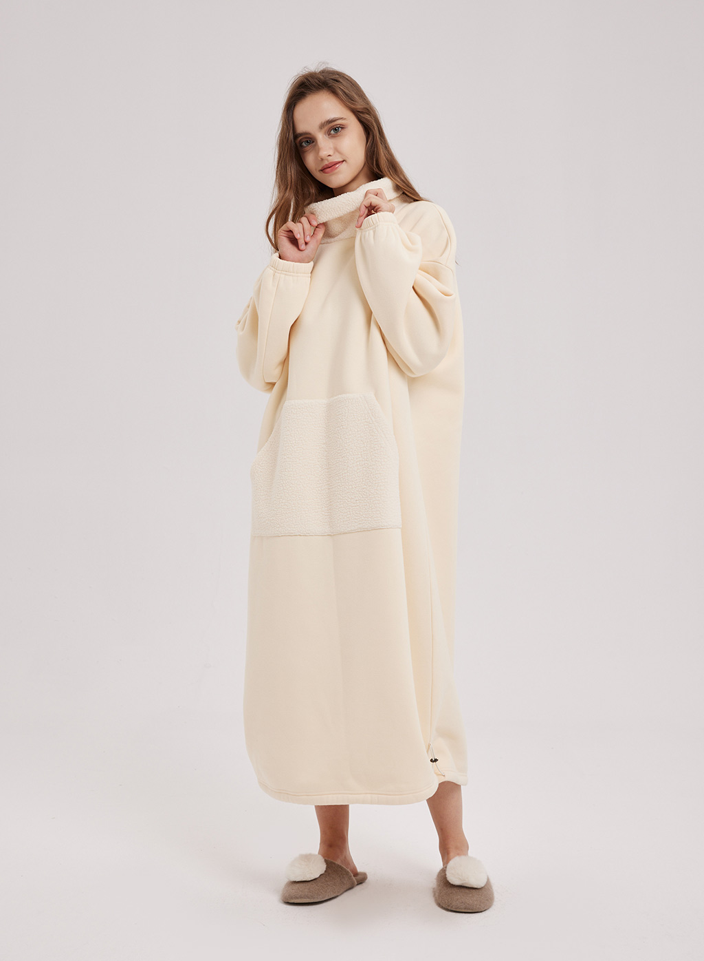 white Knit Dress