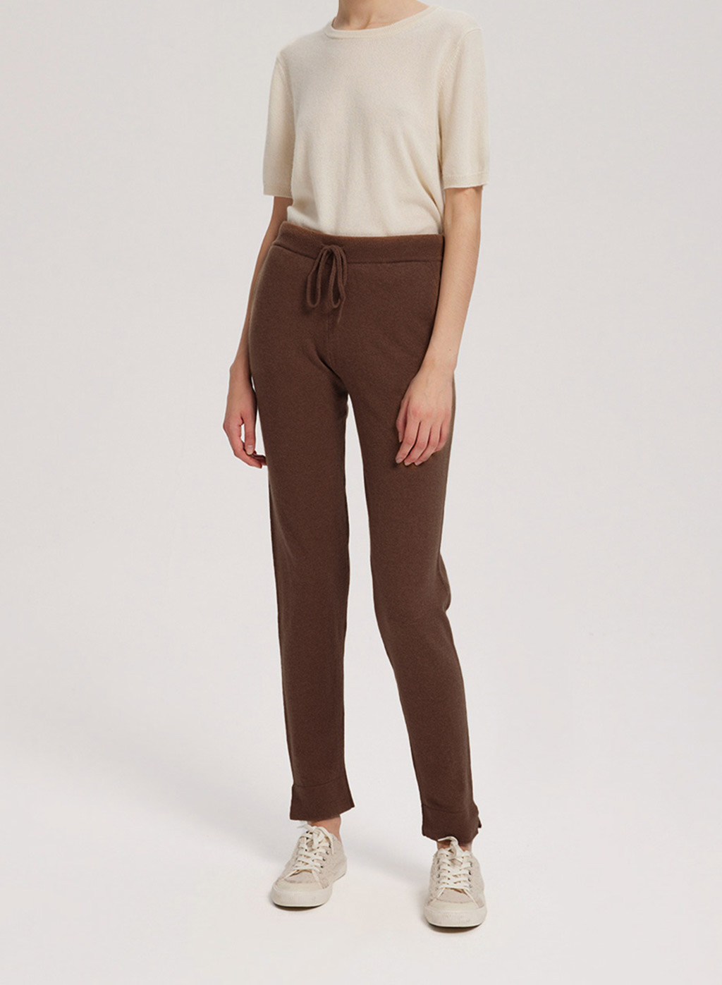 Slim-Fit Drawstring Waist Jogger Pants