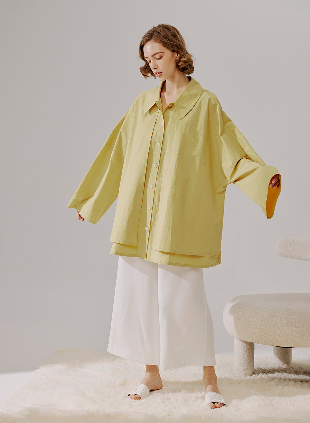 Pure Cotton Oversized Shirt