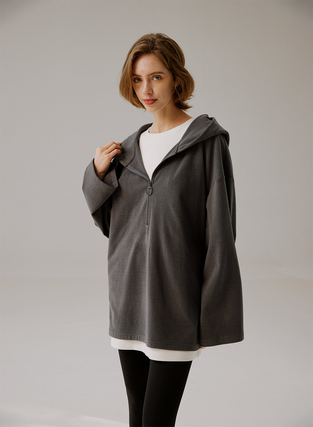 Oversized Tencel Hoodie